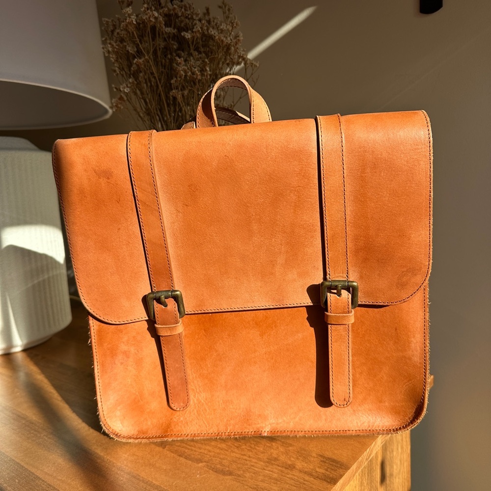 Matisse Tan Leather Nuevo Rucksack Backpack